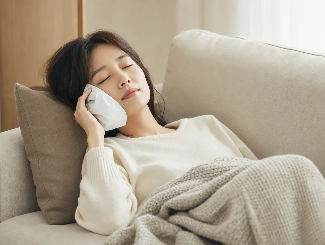 붓고 아프면 얼음찜질