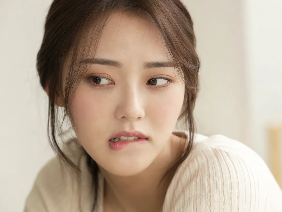 입술·뺨을 깨물지 마세요
