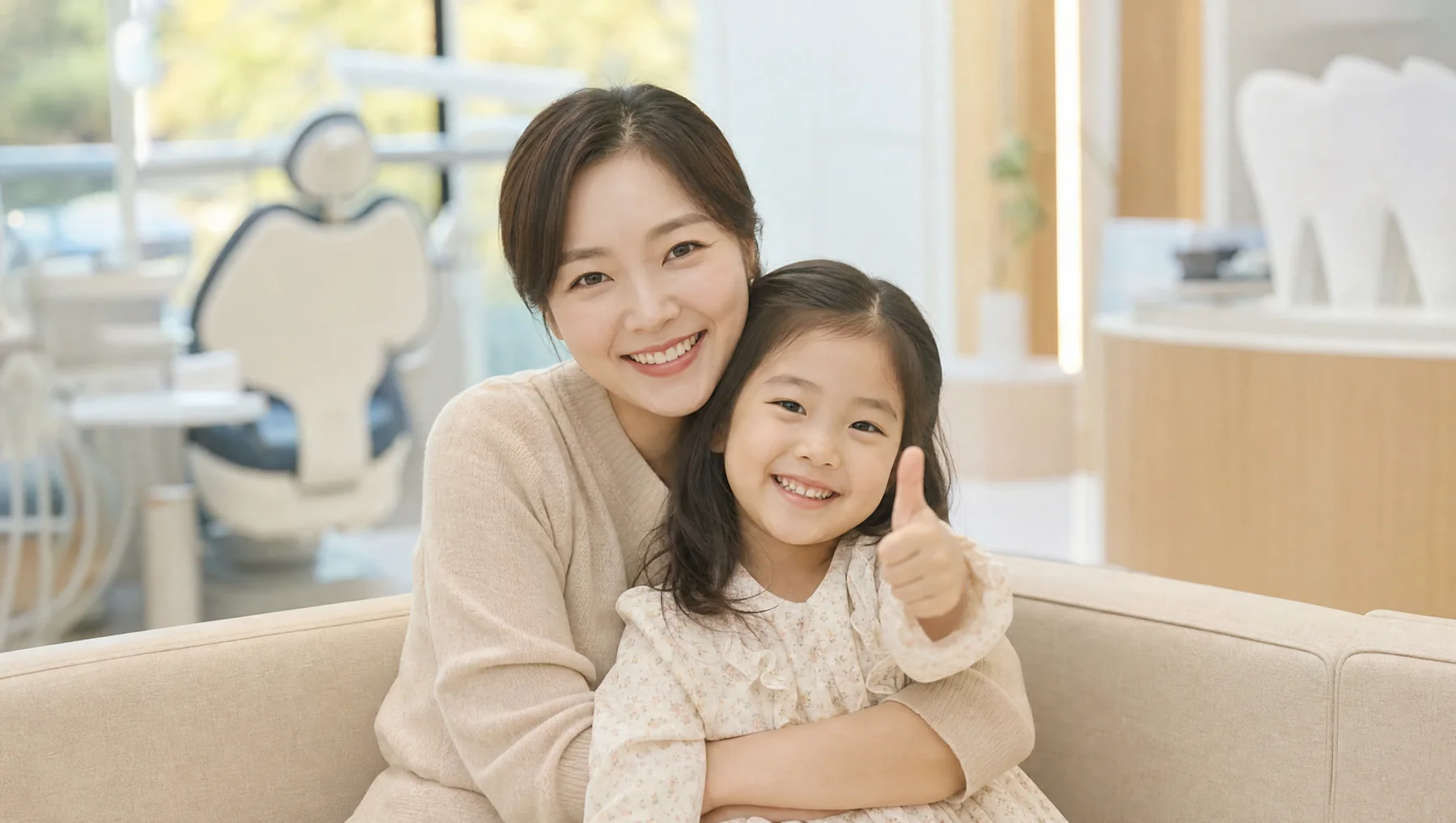 After children's dental treatment
