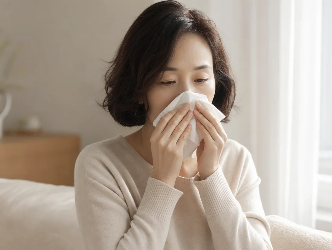 Do not blow your nose hard