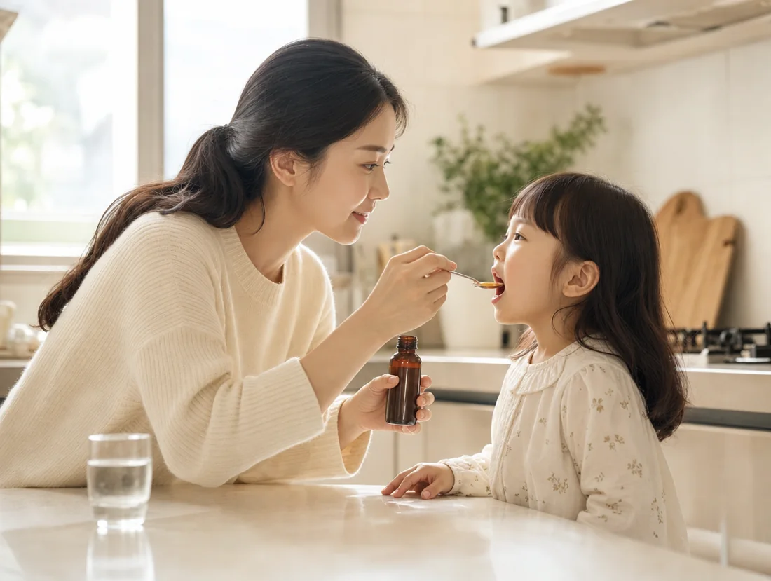 약은 끝까지 먹여 주세요