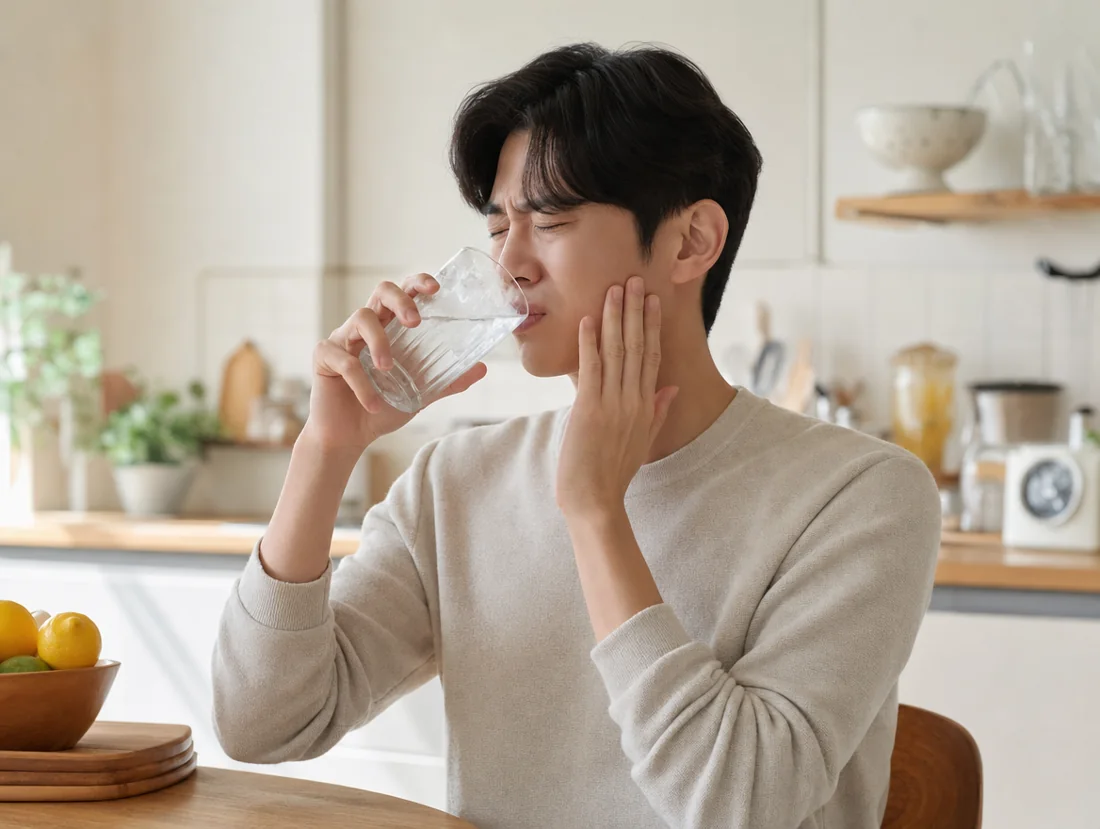시리고 불편할 수 있어요