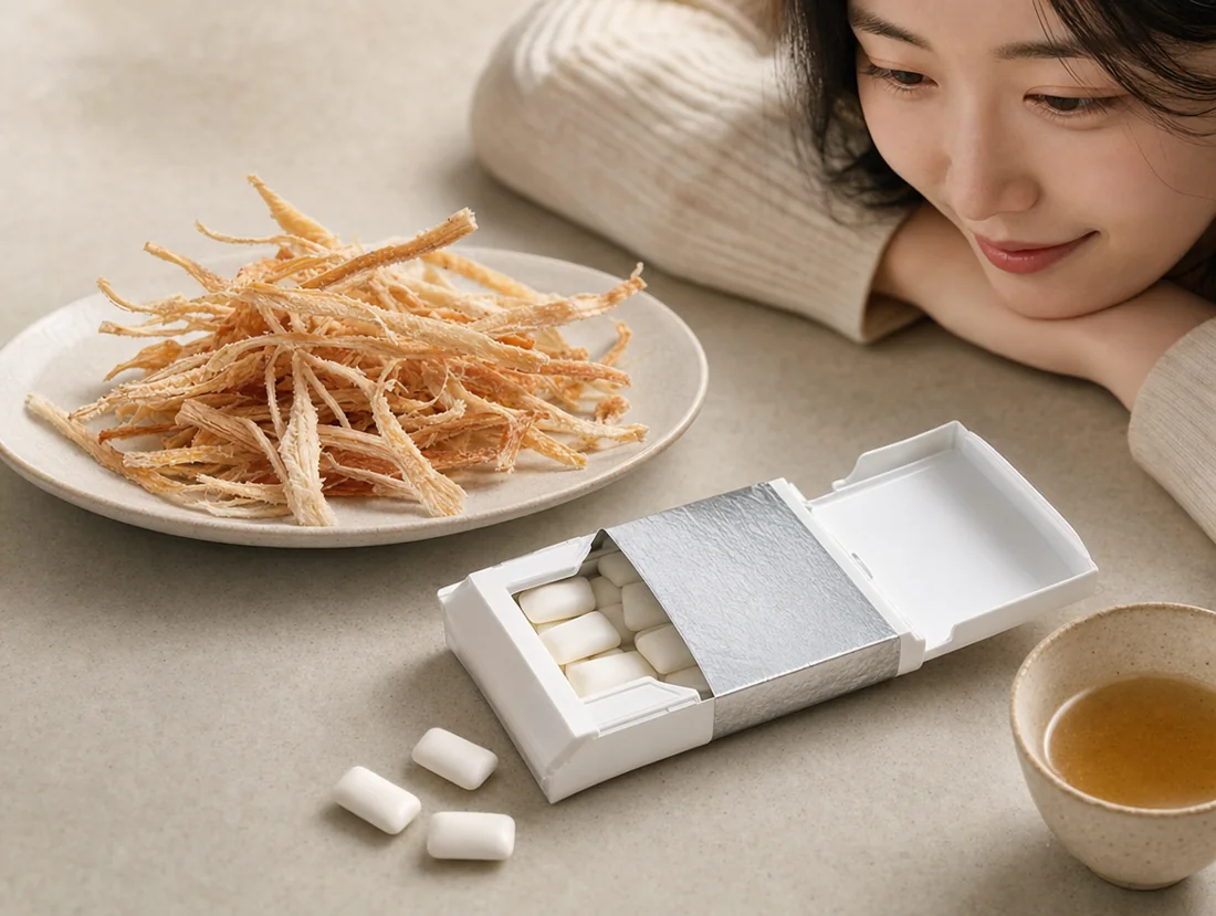 Avoid tough food and chewing gum